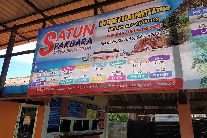 Koh Lipe to Koh Kradan by Satun Pakbara Speed Boat - Key Points