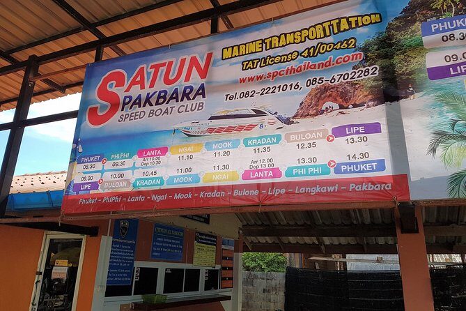 Koh Lipe to Phuket by Satun Pakbara Speed Boat - Detailed Itinerary Breakdown