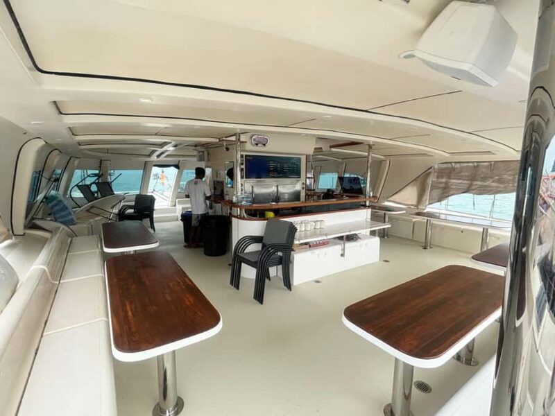 Koh Phangan: Full day on a Luxury Catamaran - Cruising Back: Relaxation and Sunset Views