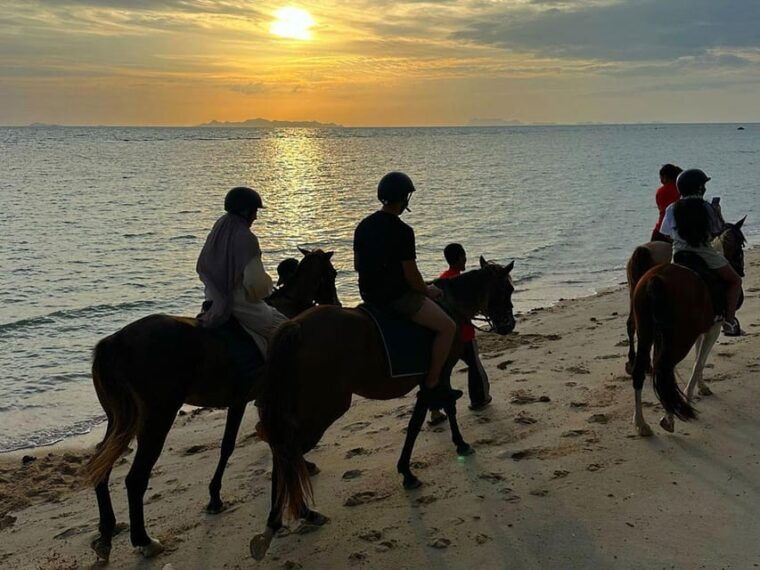 koh-samui-sunset-trail-horse-riding-on-the-beach