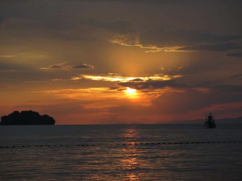 Krabi: 4 Island Sunset Small Group Tour with Night Snorkel - Phranang Beach and the Sunset