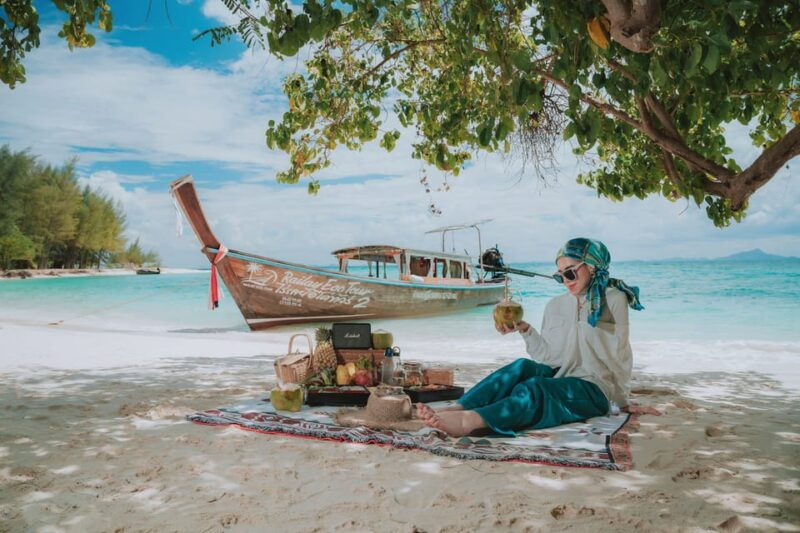 krabi-4-islands-luxury-longtail-boat-private-half-day-tour