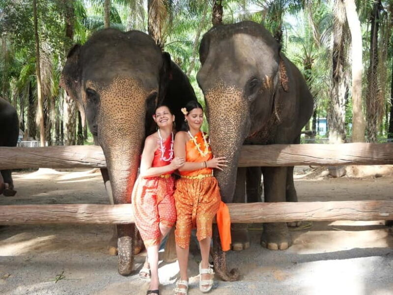 Krabi: Elephant Feeding Program with Traditional Thai Dress - Key Points
