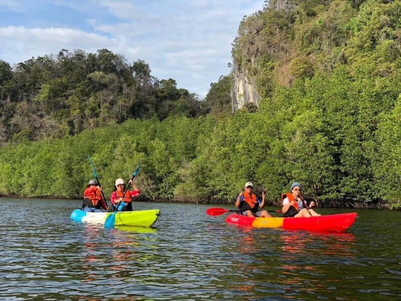 Krabi: Kayaking, Bat Cave, and Hot Springs Day Tour - Detailed Breakdown of the Experience