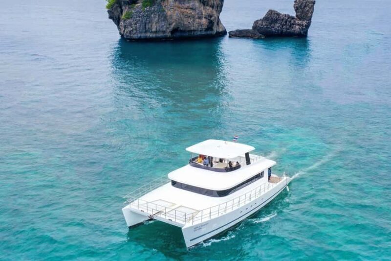 Krabi: Luxury Sunset Cruise to 4 Islands by Power Catamaran - Detailed Breakdown of the Itinerary