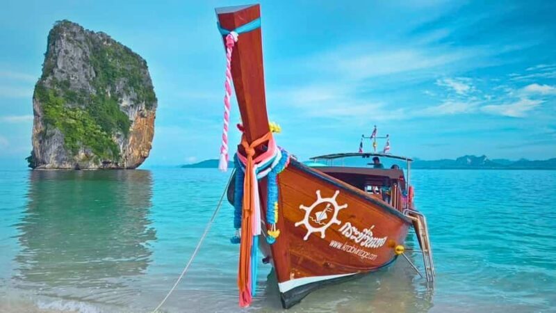 Krabi: Luxury Vintage Wooden Boat Cruise With Island Hopping - Key Points