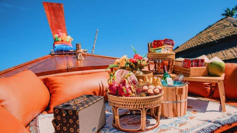 Krabi: Luxury Vintage Wooden Boat Cruise With Island Hopping - The Sum Up