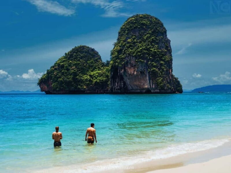 Krabi: Railay Beach and Caves Half Day Tour from Ao Nang - Railay West Beach and the Hike to Bat Cave