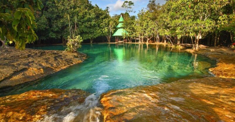 Krabi: Tiger Temple, Hot Springs & Crystal Pool Jungle Tour - Key Points