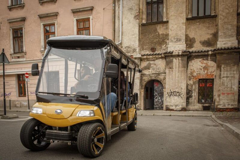 krakow-city-tour-golf-cart-schindlers-factory-guide-tour