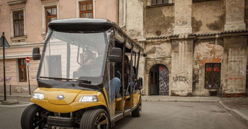 krakow-city-tour-golf-cart-schindlers-factory-guide-tour