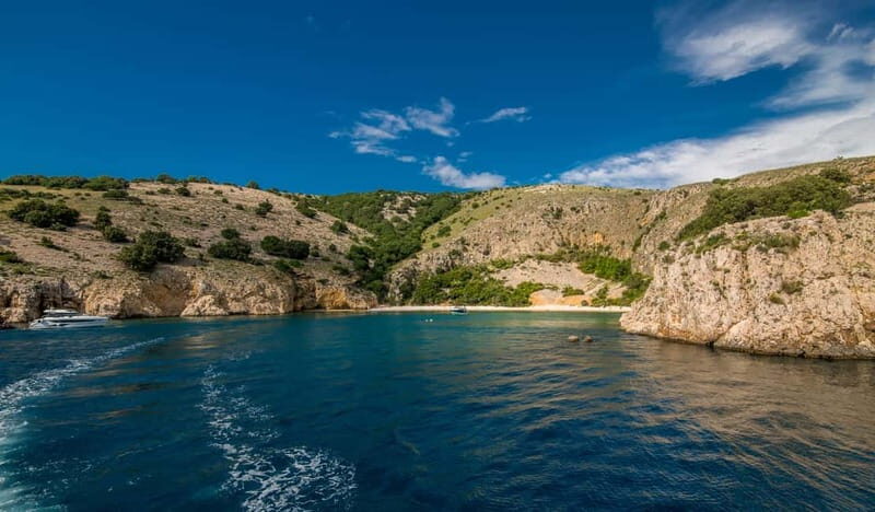 Krk: Golden Beach and Blue Cave Cruise with Welcome Drink - Frequently Asked Questions