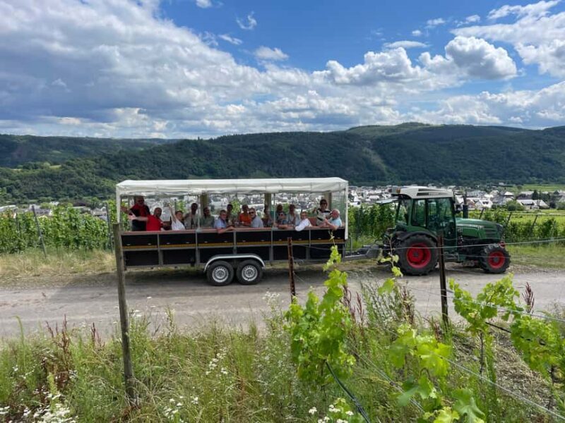 Kröv, Moselle: COVERED WAGON RIDE through the vineyards with wine tasting - Exploring the Covered Wagon Experience in Kröv