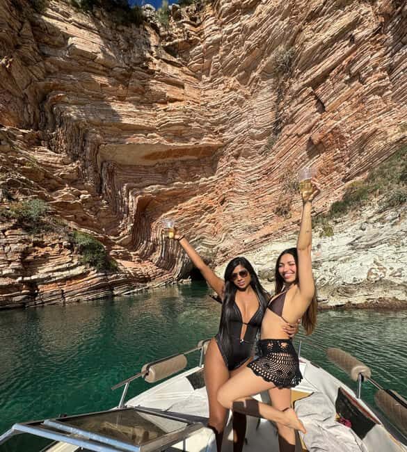 Ksamil-Pigeon Cave Snorkeling free Drinks Speedboat In Group - The Itinerary: What You Can Expect