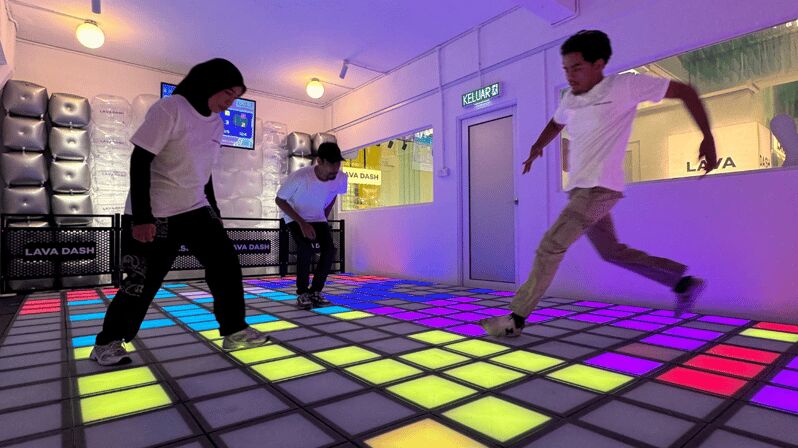 Kuantan: Entry Ticket to Lava Dash- NEW Digital Floor Game - Inside the Experience: What You Can Expect