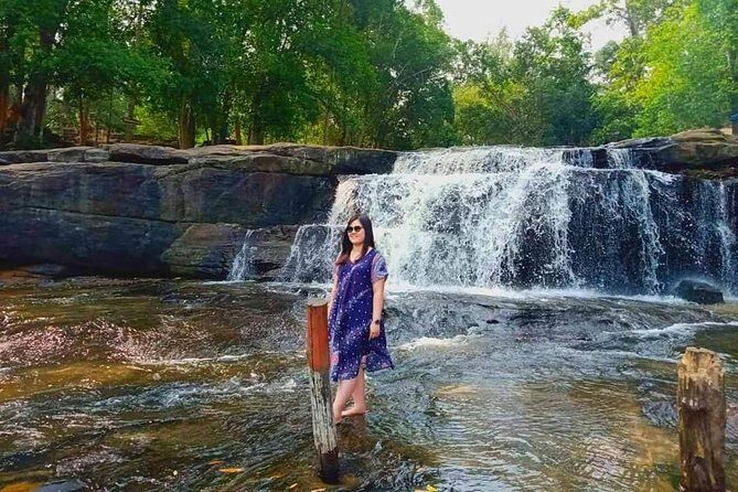Kulen Mountain Waterfall-1000 Lingas -Siem Reap Tour - Return Through Angkor Complex