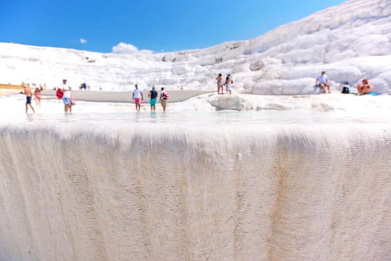 Kusadasi: Pamukkale Hot Spring & Hierapolis Small-Group Tour - Lunch and Shopping