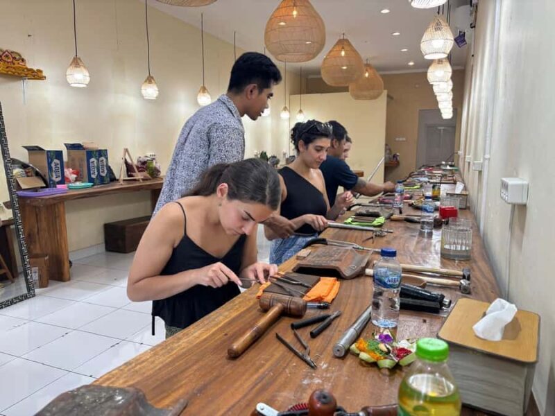Kuta Bali Silver Making Class (Stone and Gold Plated Option) - Key Points