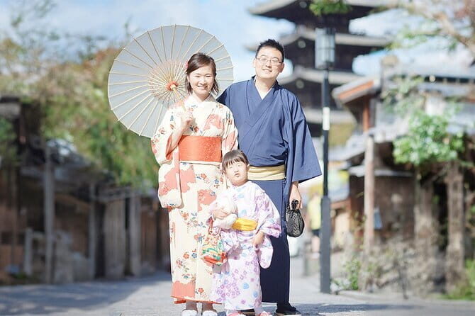 Kyoto Kimono Rental Chamatsu Family Package - Key Points