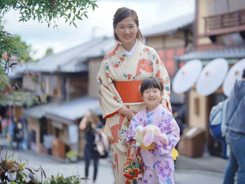 Kyoto Kimono Rental CHAMATSUKimono/Yukata Rental FamilyPlan - The Dressing Experience