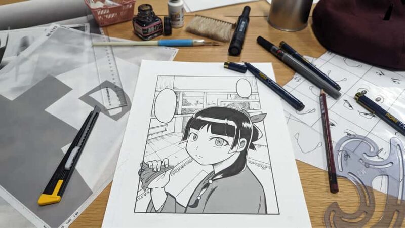 Kyoto: Manga Drawing Workshop Guided by Pro Manga Artist - Key Points: