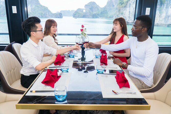 La Casta 5-Star : Top Ha Long Bay Day Trip Cruise from Hanoi - Gourmet Seafood Lunch and Sunset Party