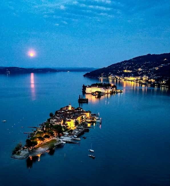 Lake Maggiore: Boat Dinner at Isola Pescatori from Feriolo - Key Points