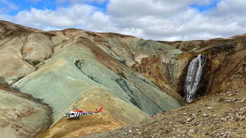 Landmannalaugar: Helicopter tour with 3 Landings - Key Points