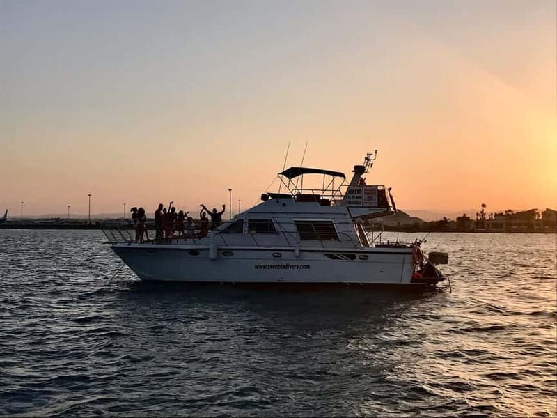 Larnaca: Sunset Cruise  Deep Blue Luxury Yacht - What to Expect on the Deep Blue Luxury Yacht Sunset Cruise