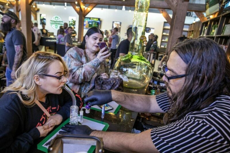 Las Vegas: Cannabis Tour with Weed Lounge & Party Bus - Breaking Down the Stops