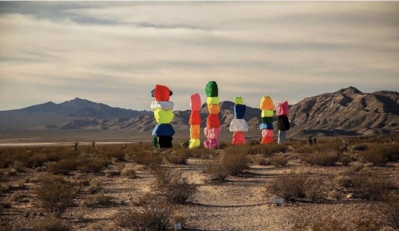 Las Vegas: Private 7 Magic Mountains and Vegas Sign Car Trip - Key Points