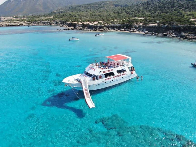 Latchi: Blue Lagoon Glass Bottom Boat Cruise with Drinks - Exploring the Landmarks