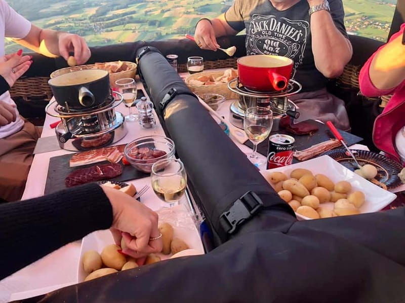 Lausanne: Swiss Fondue Flight in a Hot Air Balloon - The Experience in Detail  