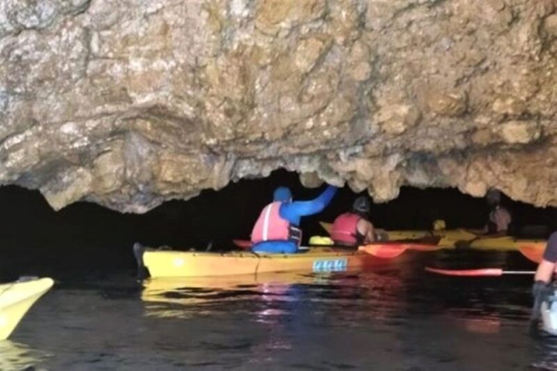Lefkada: Hidden Blue Cave Sea Kayak Experience - Key Points