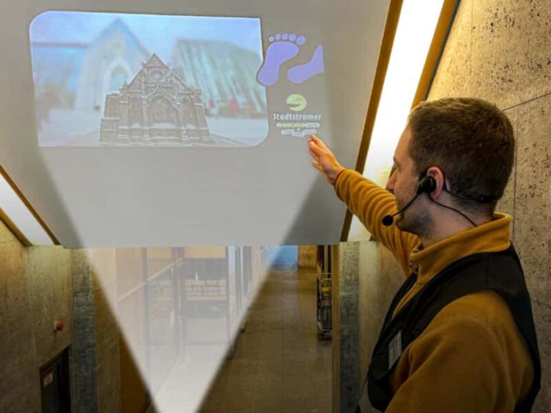 Leipzig: City Tour 2.0  Spot Past with Mobile Projections - The Sum Up