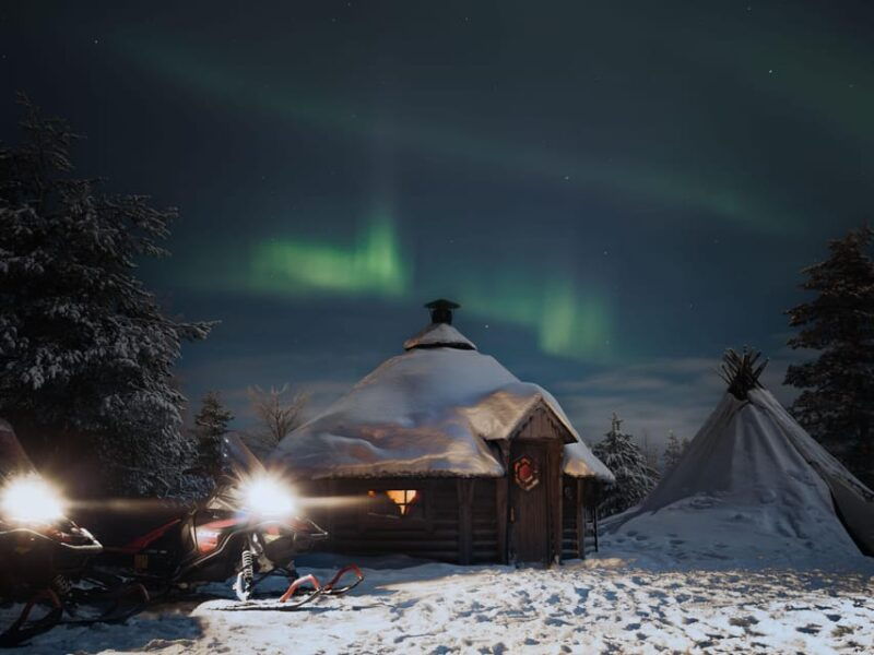 levi-early-evening-northern-light-tour