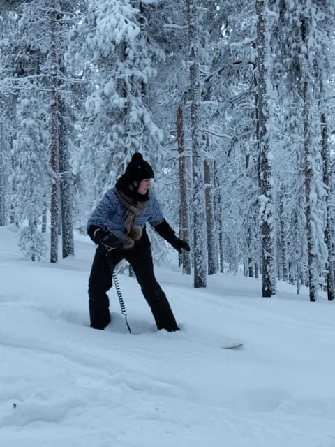 levi-snowsurfing-adventure-with-snowshoe-hike