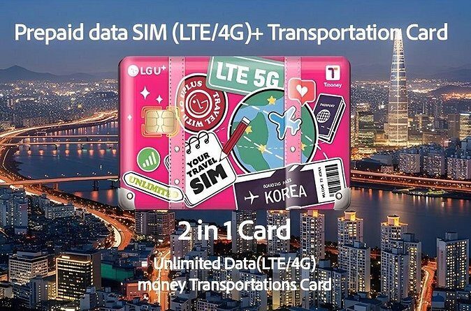 LG U Plus Unlimited Korea SIM Card + Transportation card - Device Compatibility and eSIM Considerations