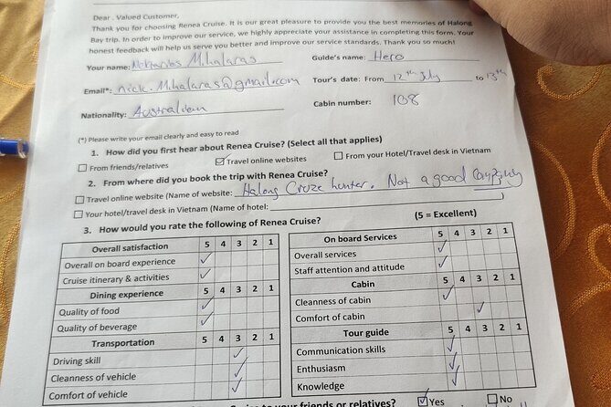 LIKE A BOSS-Luxury options-2d/1n All inclusive in Halong Bay - A Detailed Look at the Itinerary