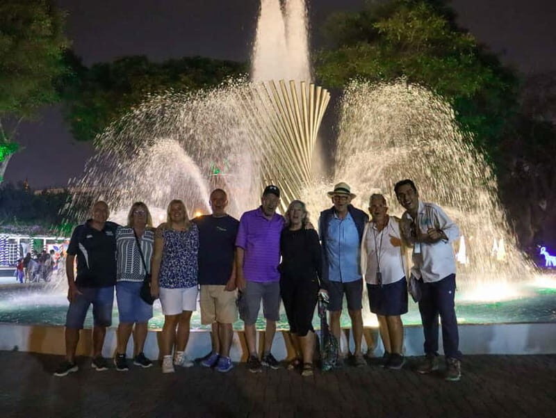 Lima: Magical water and laser show - The Practical Side: Timing, Group, and Cost