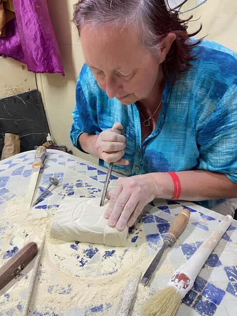 Limestone sculpture workshop in Agadir - The Practicalities