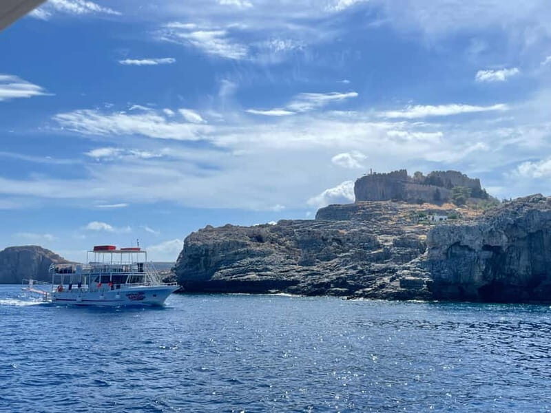 Lindos: The Aperoll Spritz boat trip, 4 swim stops - Key Points