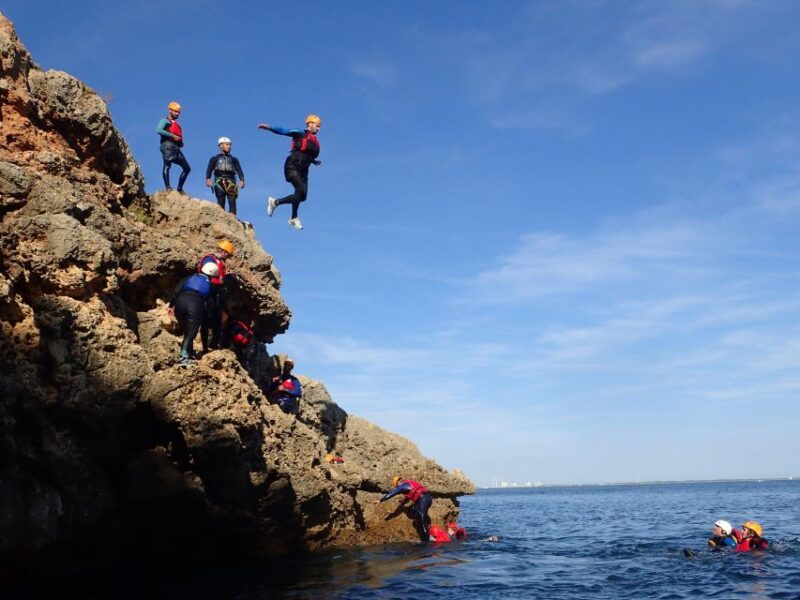 lisbon-coasteering-and-speedboat-arrabida-setubal-sesimbra