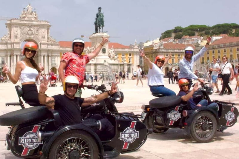 Lisbon : Historic Motorcycle Side-car Tour 1H - Starting Point and First Impressions