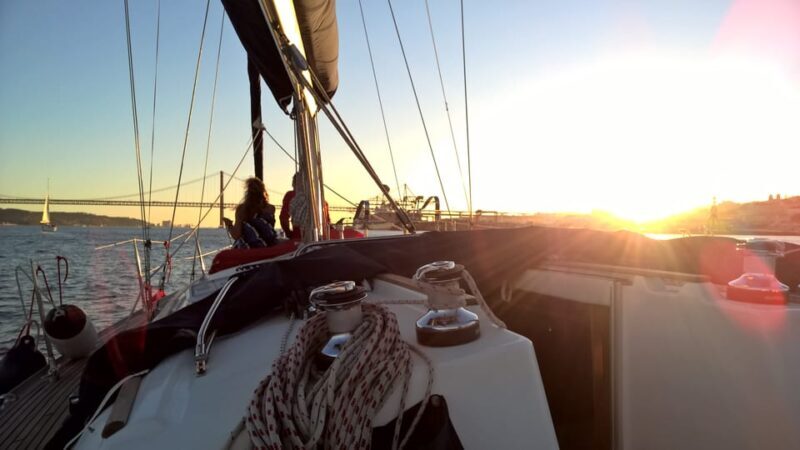 Lisbon: Sunset Tagus River Yacht Cruise with Drink - The Sum Up