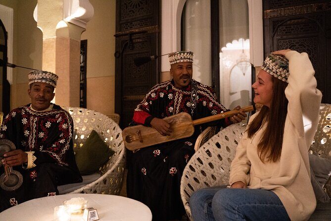Live Gnawa Show at Ambre Epices, Full Course Dinner & a Surprise - What We Love Most