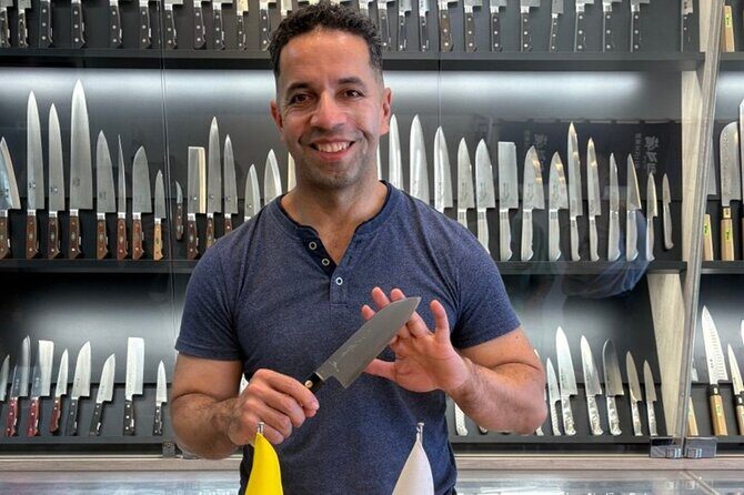 Live the Shgun Story Samurai Knives and Tea Ceremony in Sakai - Key Points