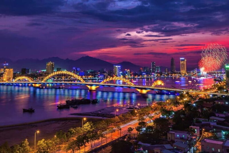 Lively Danang Sightseeing Night Tour with Local Dessert - Key Points