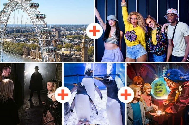 London: 5 Top Attractions Pass with Madame Tussauds - Authentic Traveler Insights