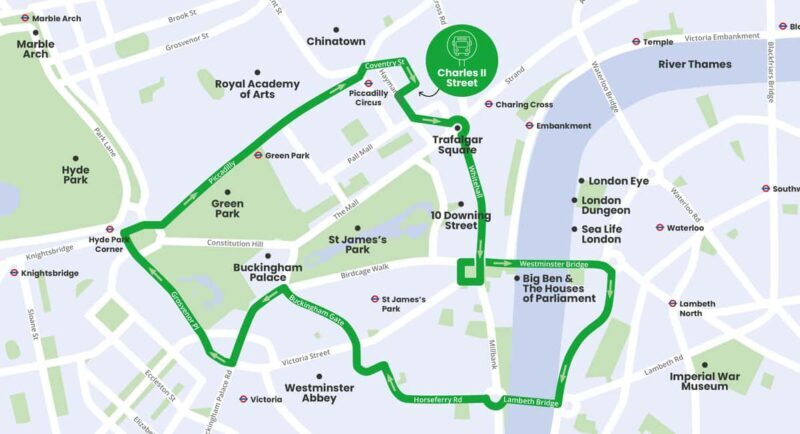 London: Children's Open Top Bus Tour - Halloween Special - The Itinerary and Route Breakdown